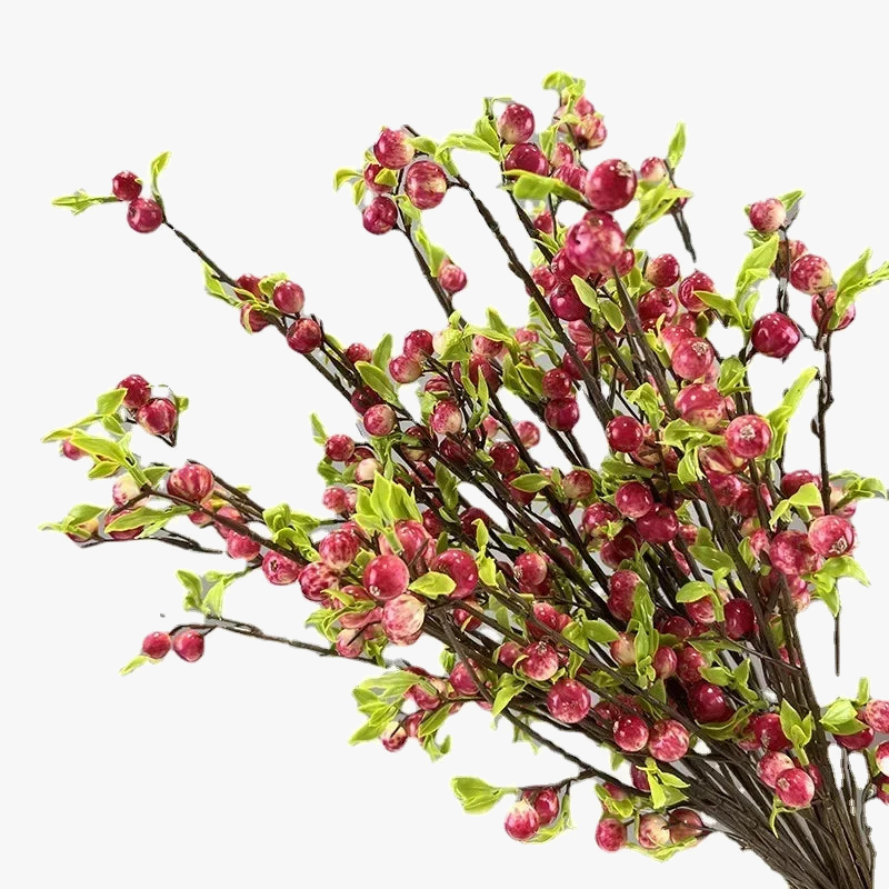 Artificial apple branches floral decoration for interior - view 2