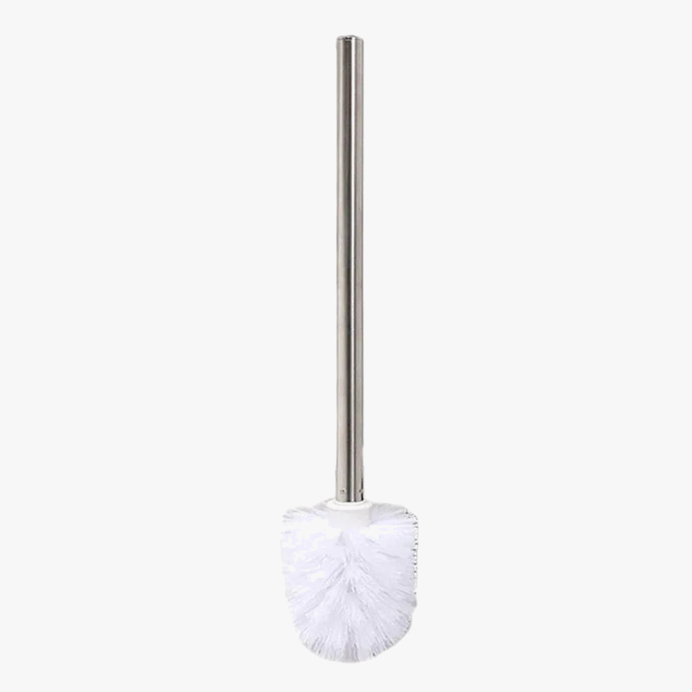 Plastic toilet brush with stainless handle and soft hair - view 6