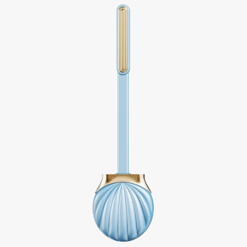 Silicone toilet brush with practical support and long handle - view 10