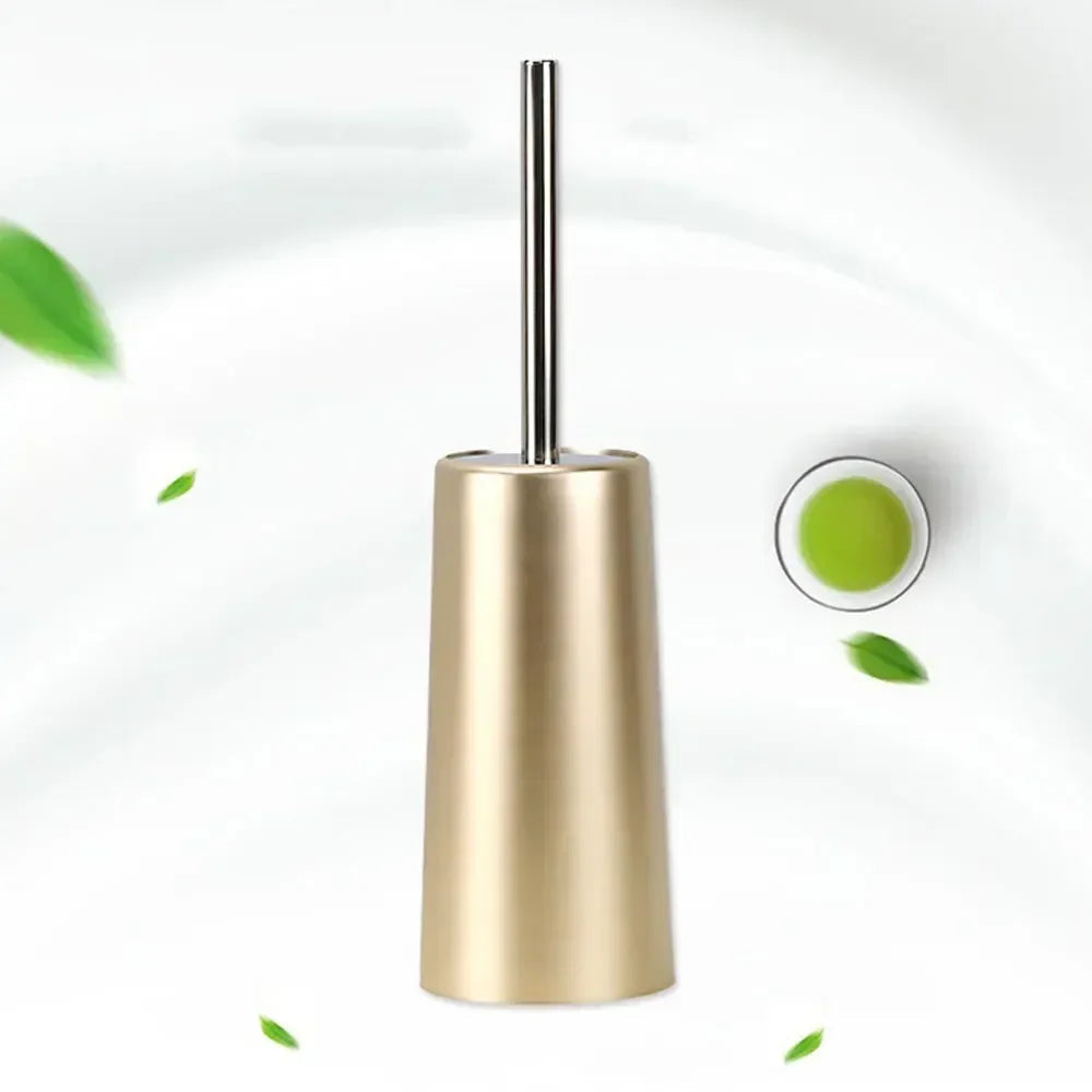Toilet brush with long handle soft hair without dead end - view 5