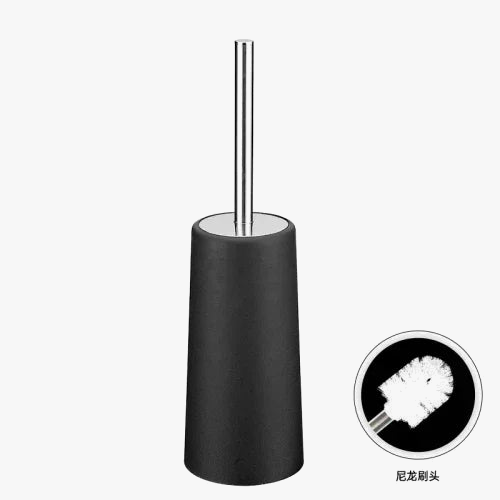 Toilet brush with long handle soft hair without dead end - view 7