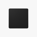 Contemporary Black Matt Steel Flat Socket Cover