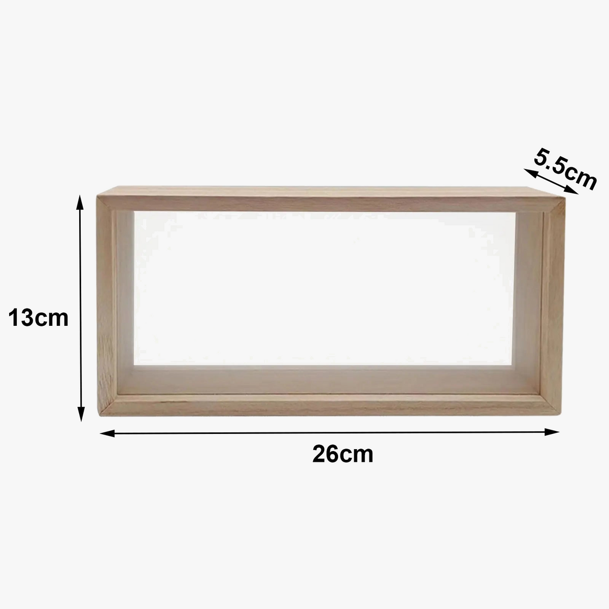 Frame photo shadow box for dried flowers and souvenirs - view 4