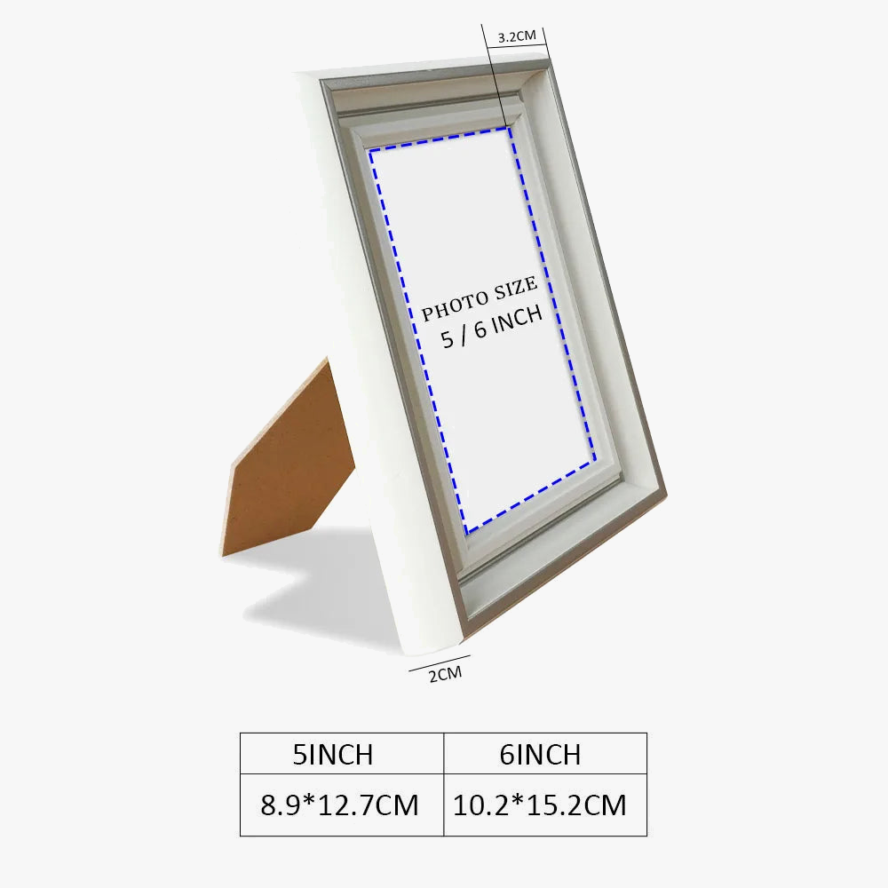 Creative wooden photo frame for children to hang - view 3