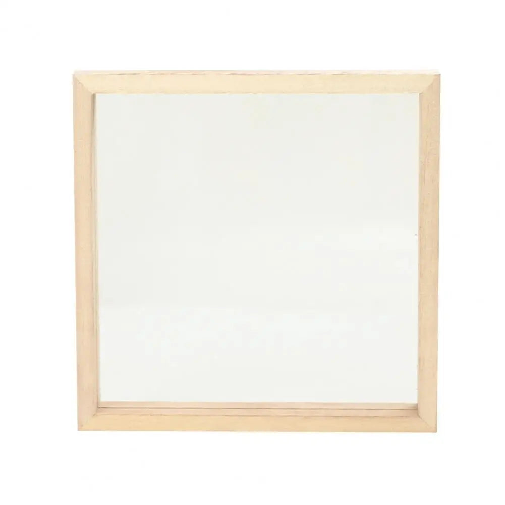 Photo frame in wood and acrylic glass for children