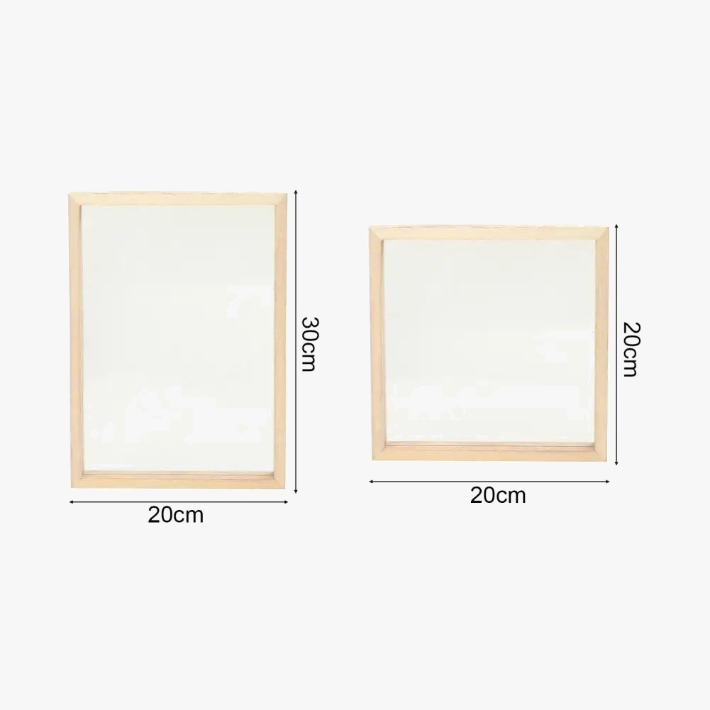 Photo frame in wood and acrylic glass for children - view 5