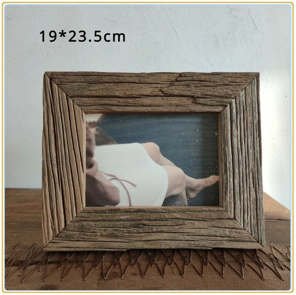 Photo frame in solid wood vintage style patinated - view 7