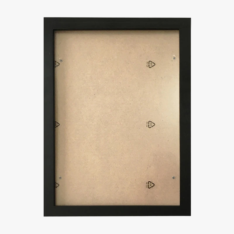 Photo frame in natural wood black and white decorative - view 2