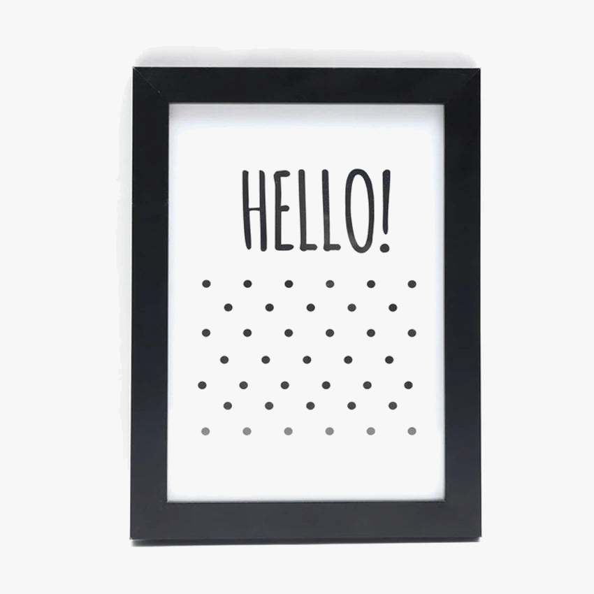 Wooden Wall Photo Frame in Black, White or Natural Wood - view 4