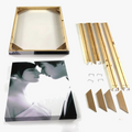 Modern wooden wall picture frame for artistic decoration