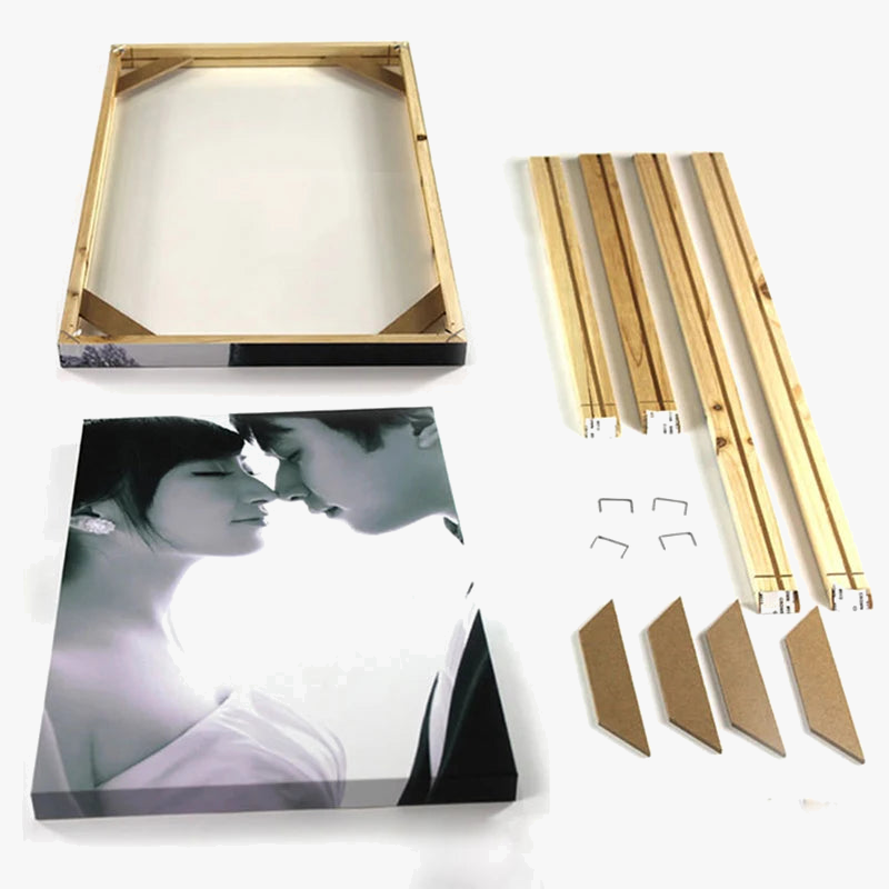 Modern wooden wall picture frame for artistic decoration