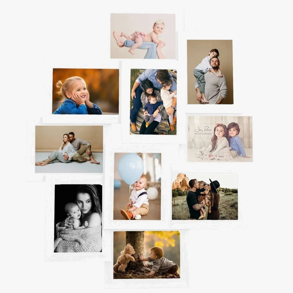 Custom wall picture frame for family souvenirs
