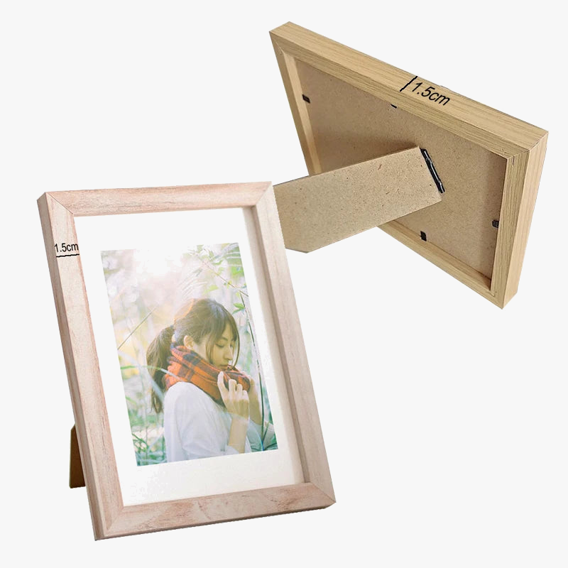 Vintage wooden photo frame for decoration and gift - view 5