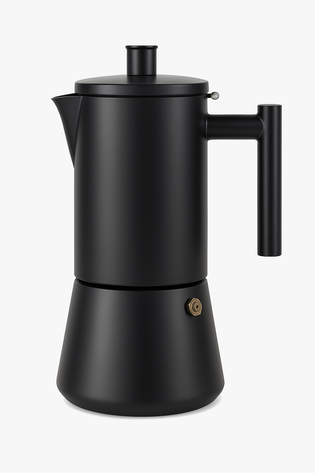 Italian coffee maker easyworkz diego stainless steel compact induction