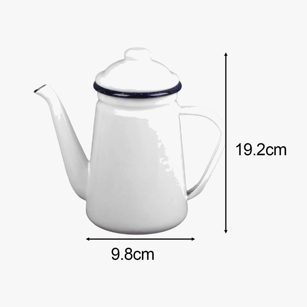 Vintage coffee maker 1 1l solid handle