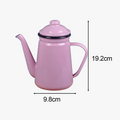 Vintage e-maillee coffee maker with 11l resistant grip