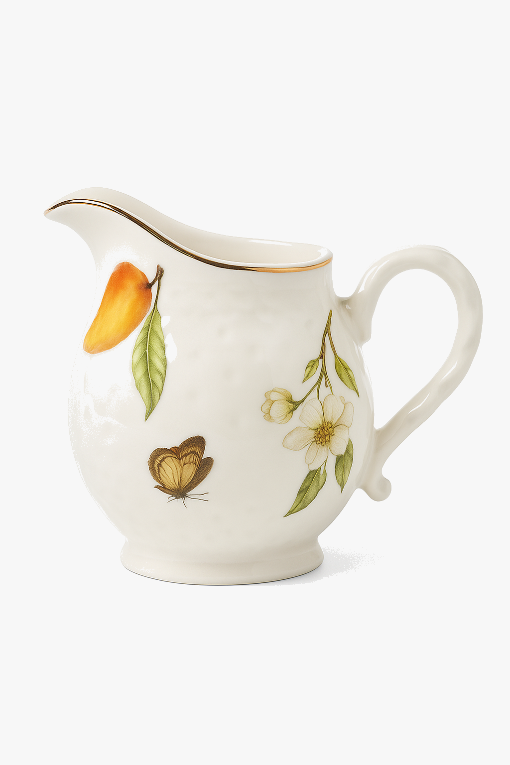 Ceramic carafe European style lemon pattern for kitchen