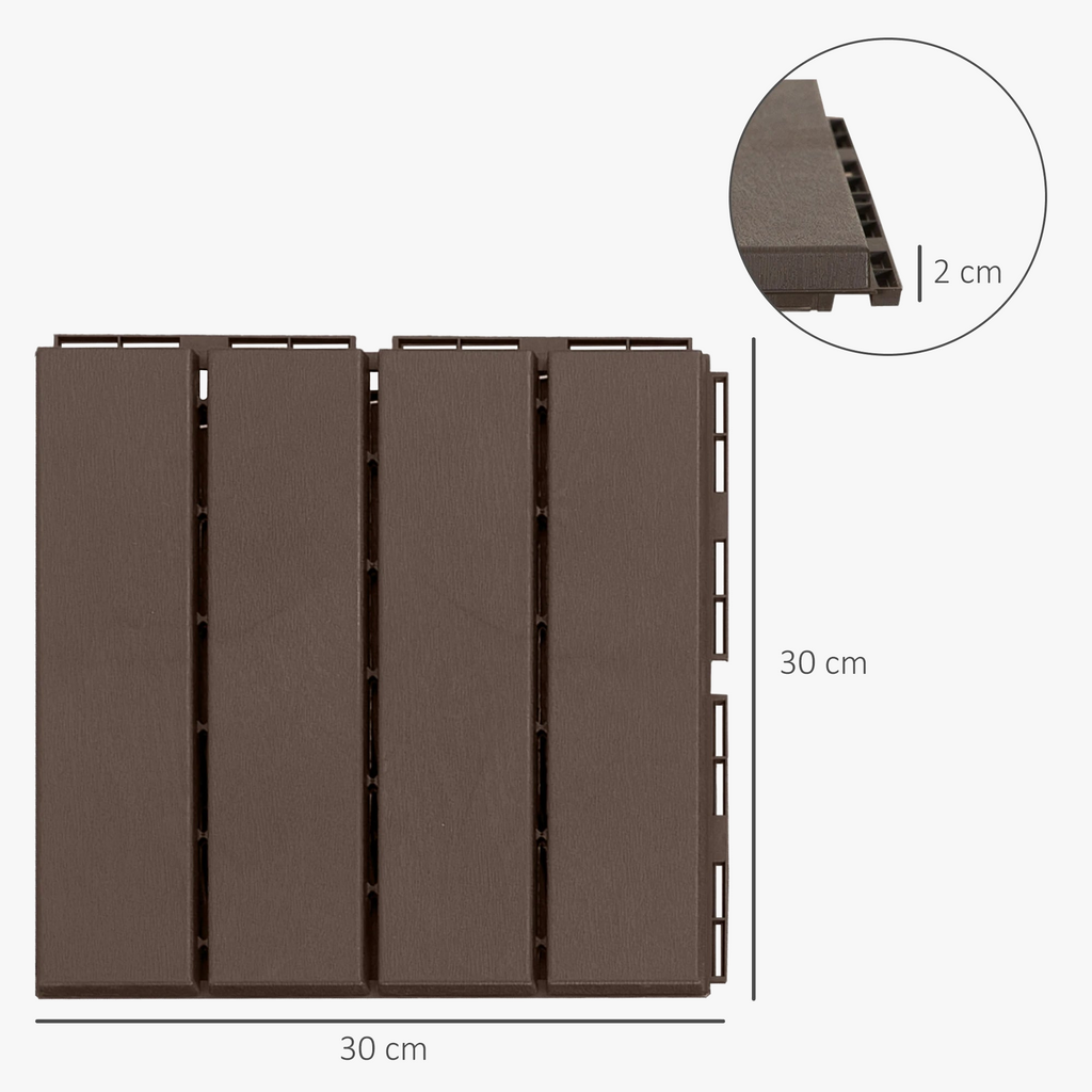 Outdoor clipable tile 30x30 set of 9 - view 4