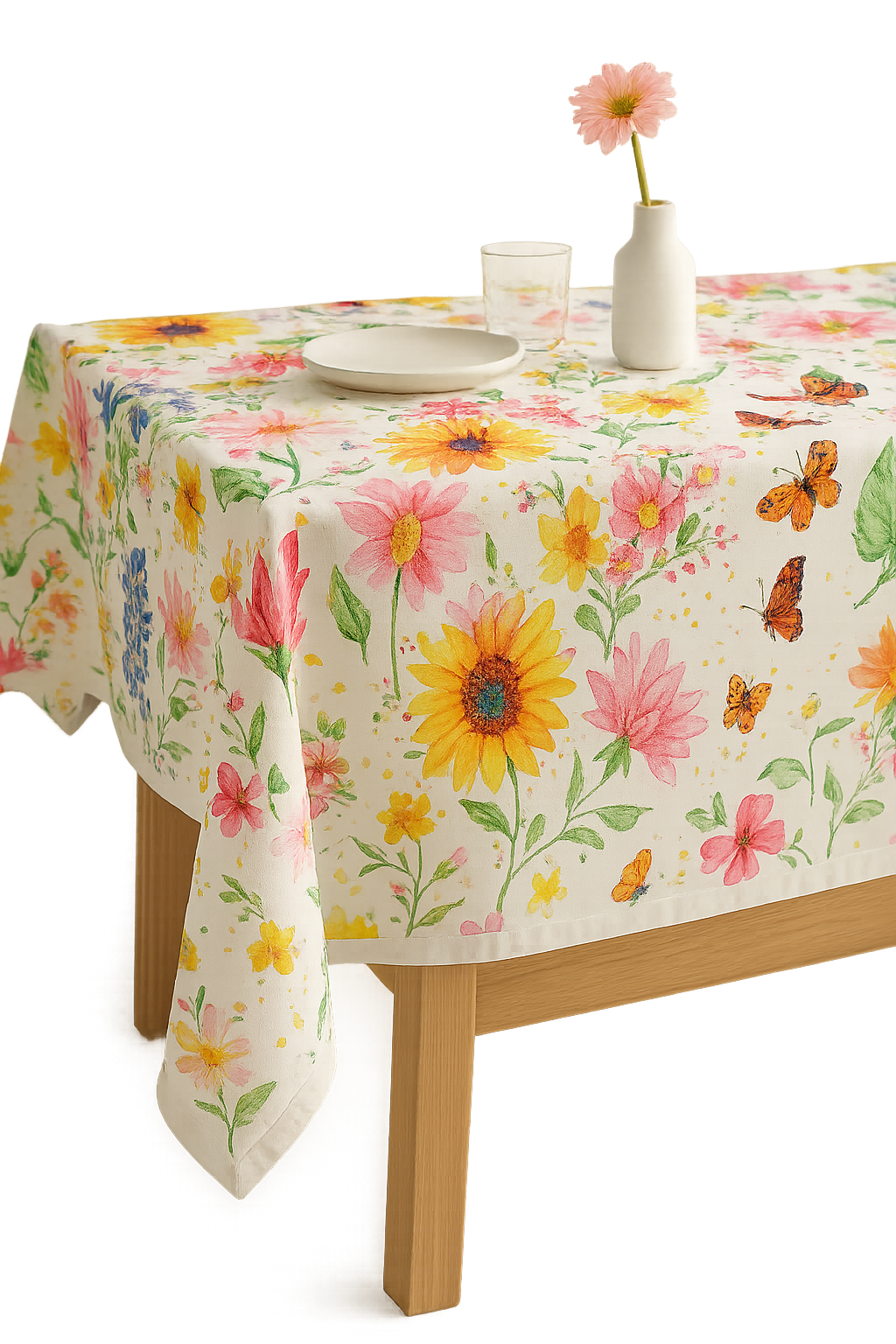 Chic Country Sunflower Butterfly Table Runner - view 2