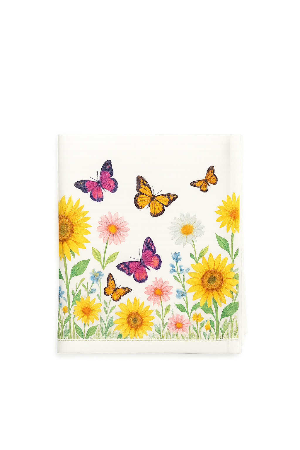 Tablet sunflower butterflies style washable