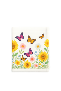 Tablet sunflower butterflies style washable