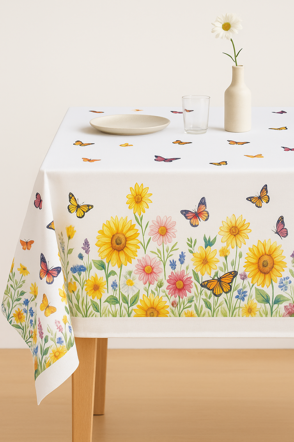 Tablet sunflower butterflies style washable - view 2