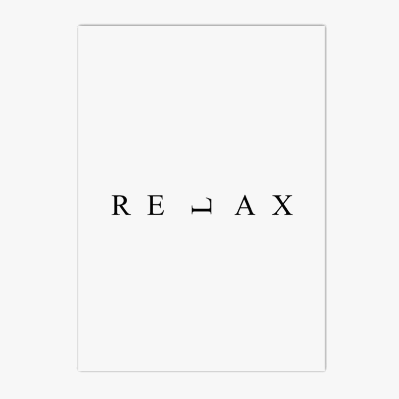 Nordic Motivational Quote Canvas Wall Art, Design L063