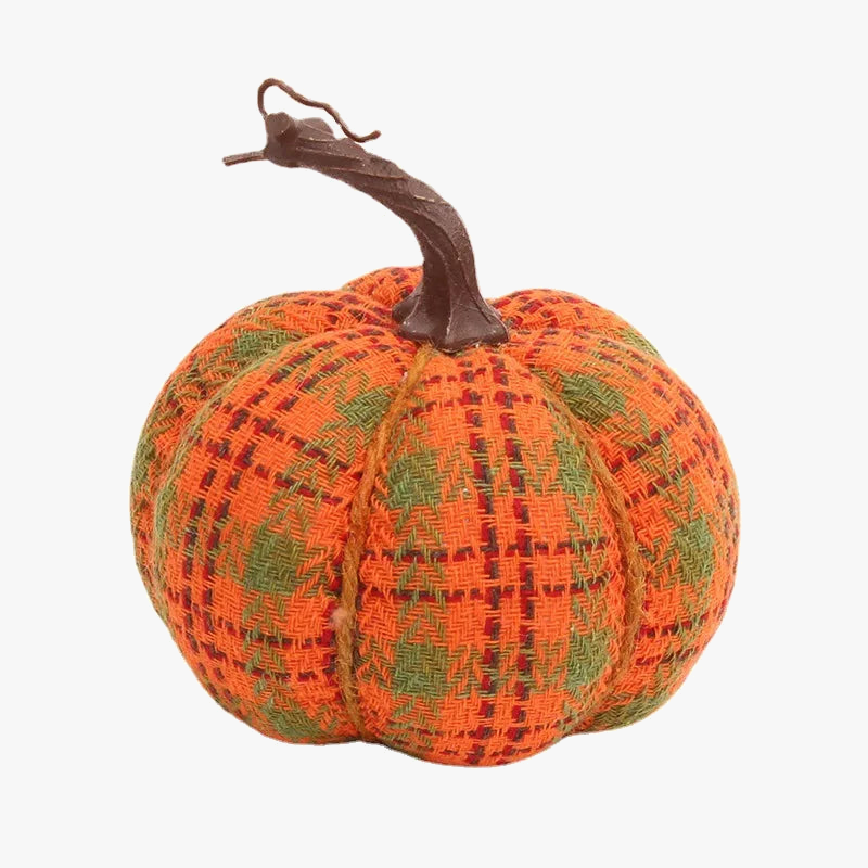 Decorative pumpkins in fabric for halloween thanksgiving and parties - view 3
