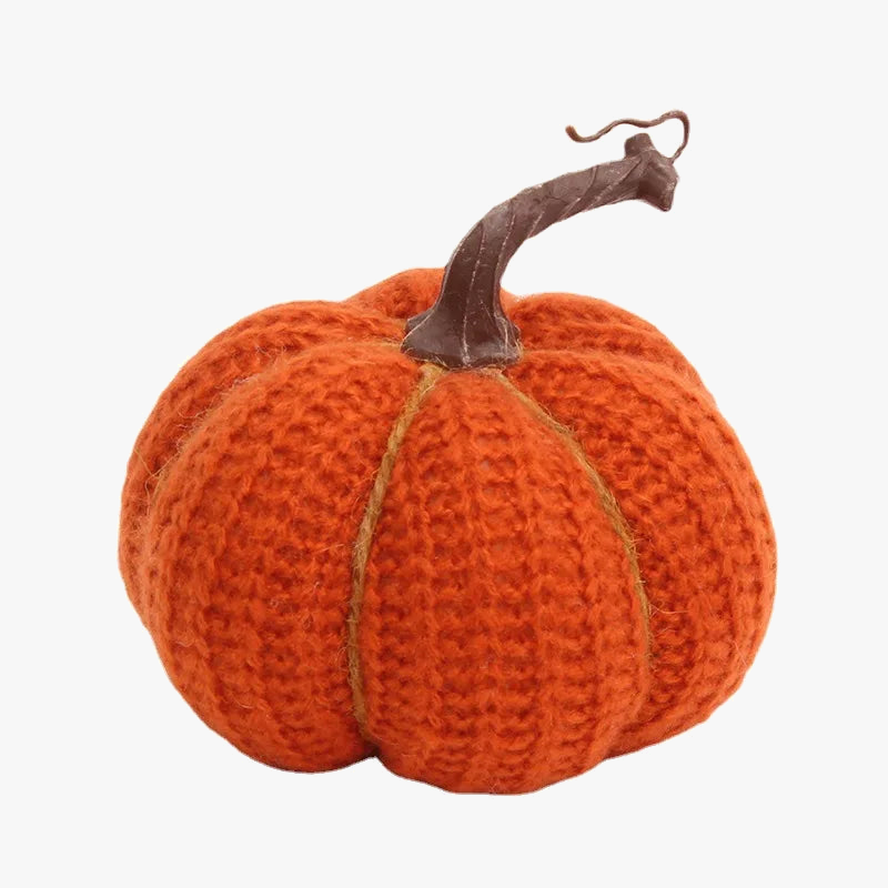 Decorative pumpkins in fabric for halloween thanksgiving and parties - view 4