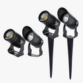Waterproof led garden lighting with pike for outdoor driveway