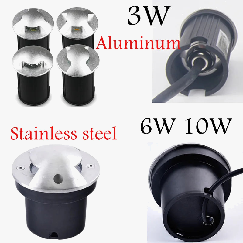 Stainless Steel Recessed Outdoor Deck Light - view 4