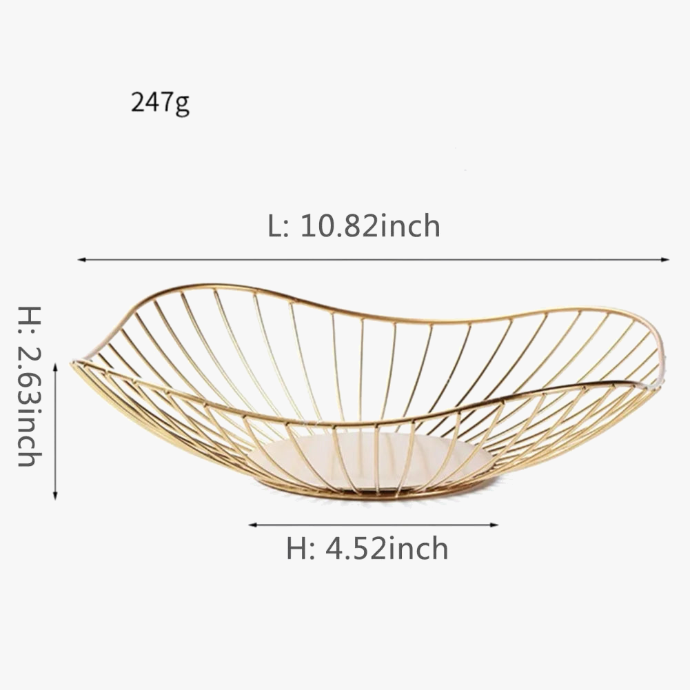 Metal basket for fruit vegetable bread and snacks - view 8