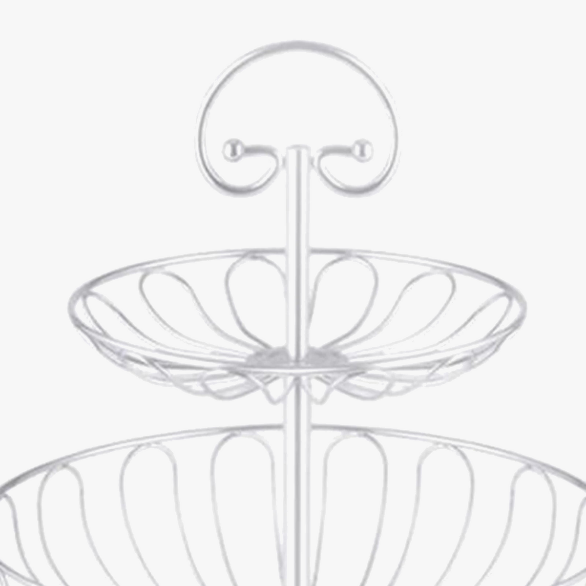 Three-level fruit basket in wire - view 5