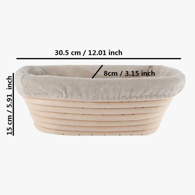 Rattan bread basket Indonesian fermentation basket woven - view 8