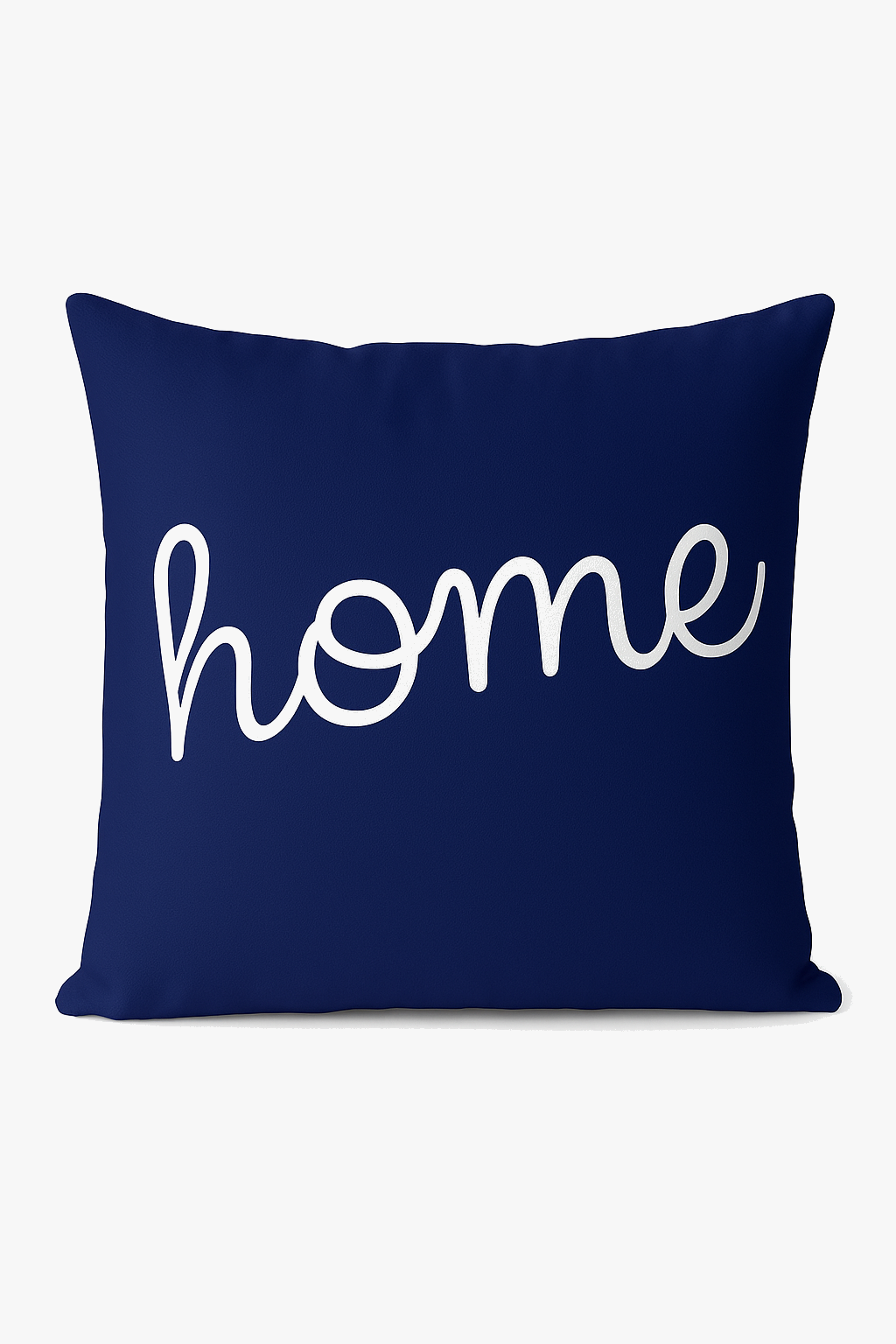 Geometric navy blue cushion for a modern style