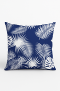Geometric navy blue cushion for sofa decoration
