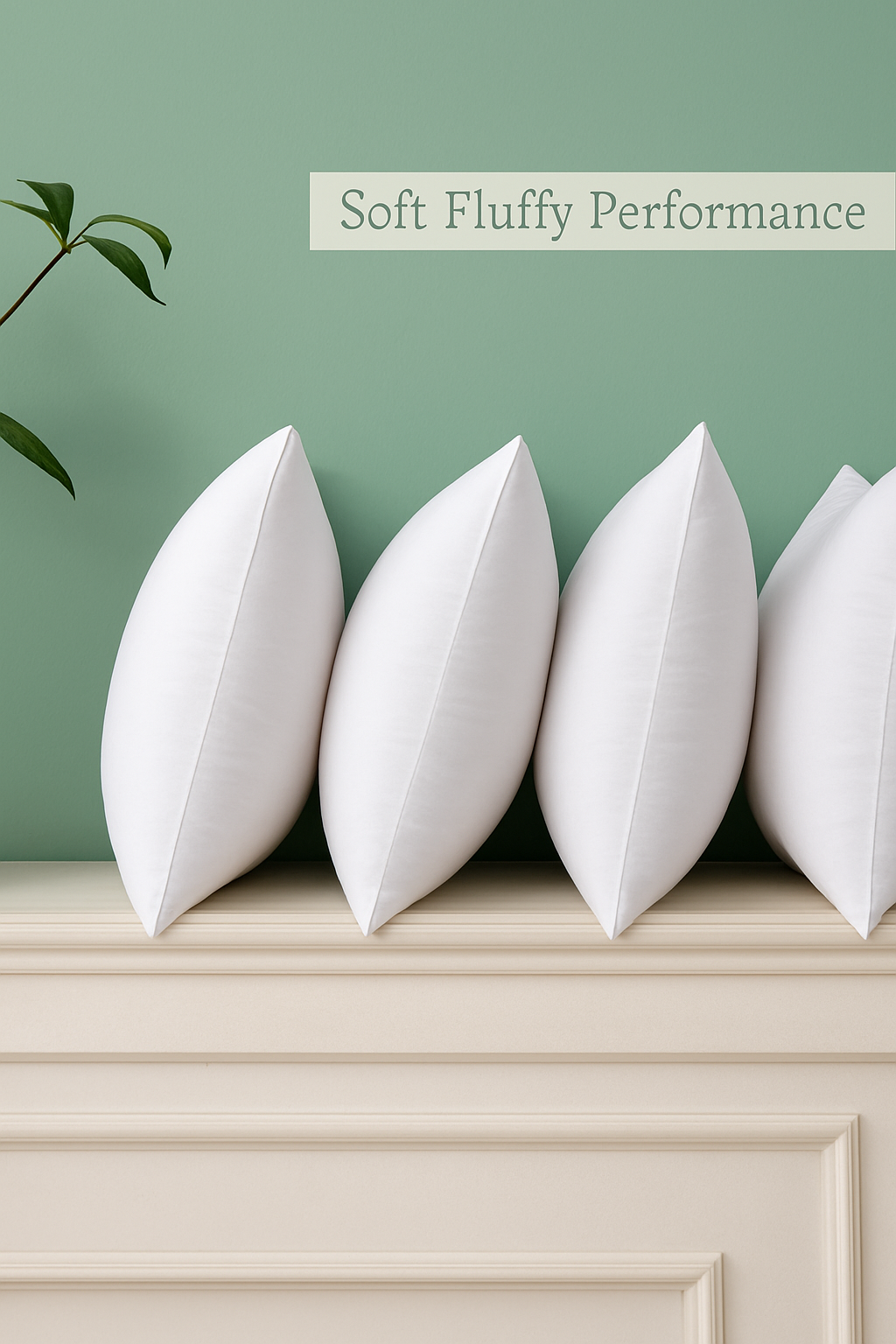 Soft white decorative cushion 50x50cm 45x45cm 30x50cm - view 4
