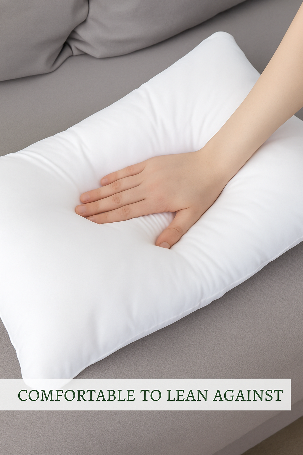 Soft white decorative cushion 50x50cm 45x45cm 30x50cm - view 5