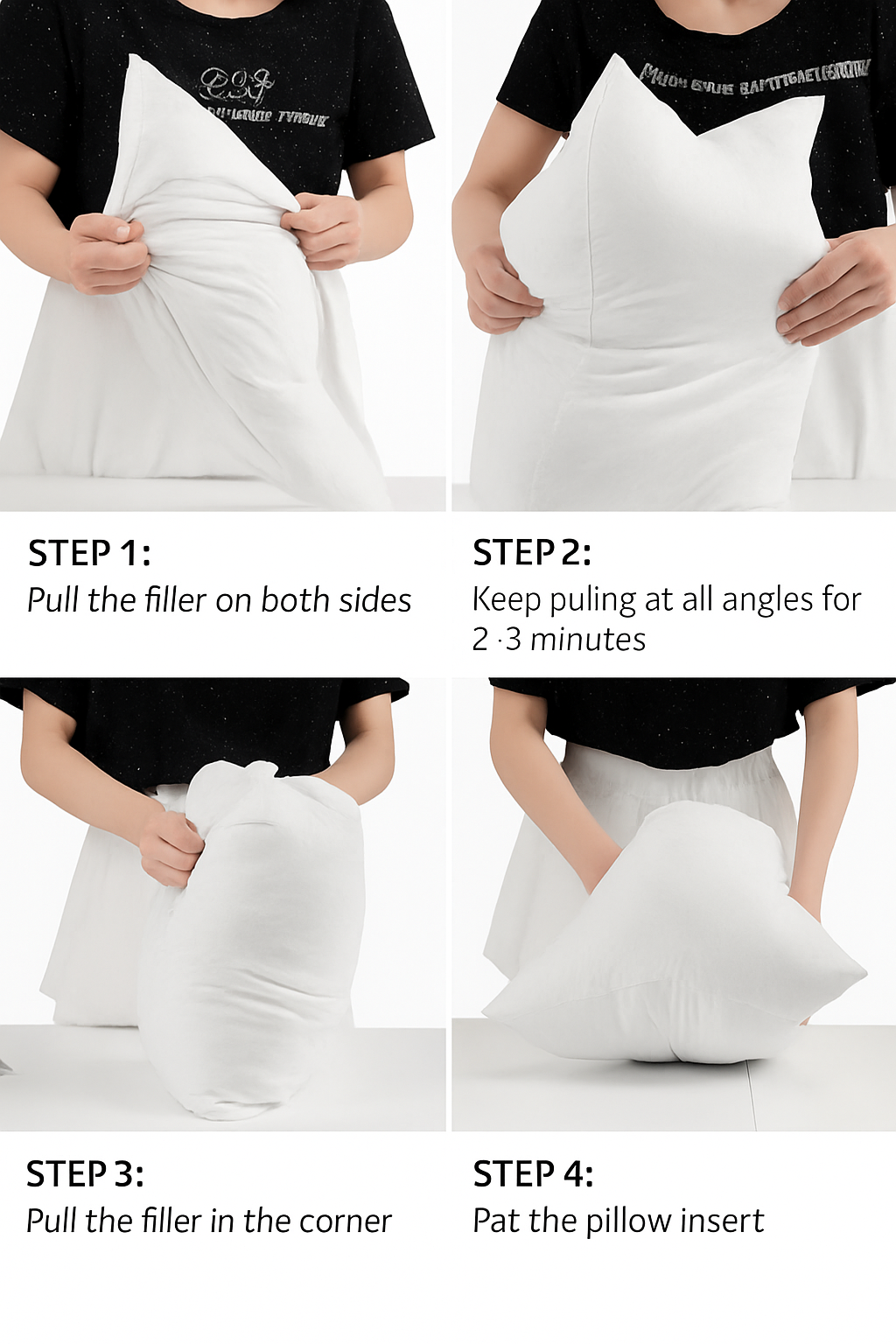 Decorative cushion white several sizes for an elegant style - view 6