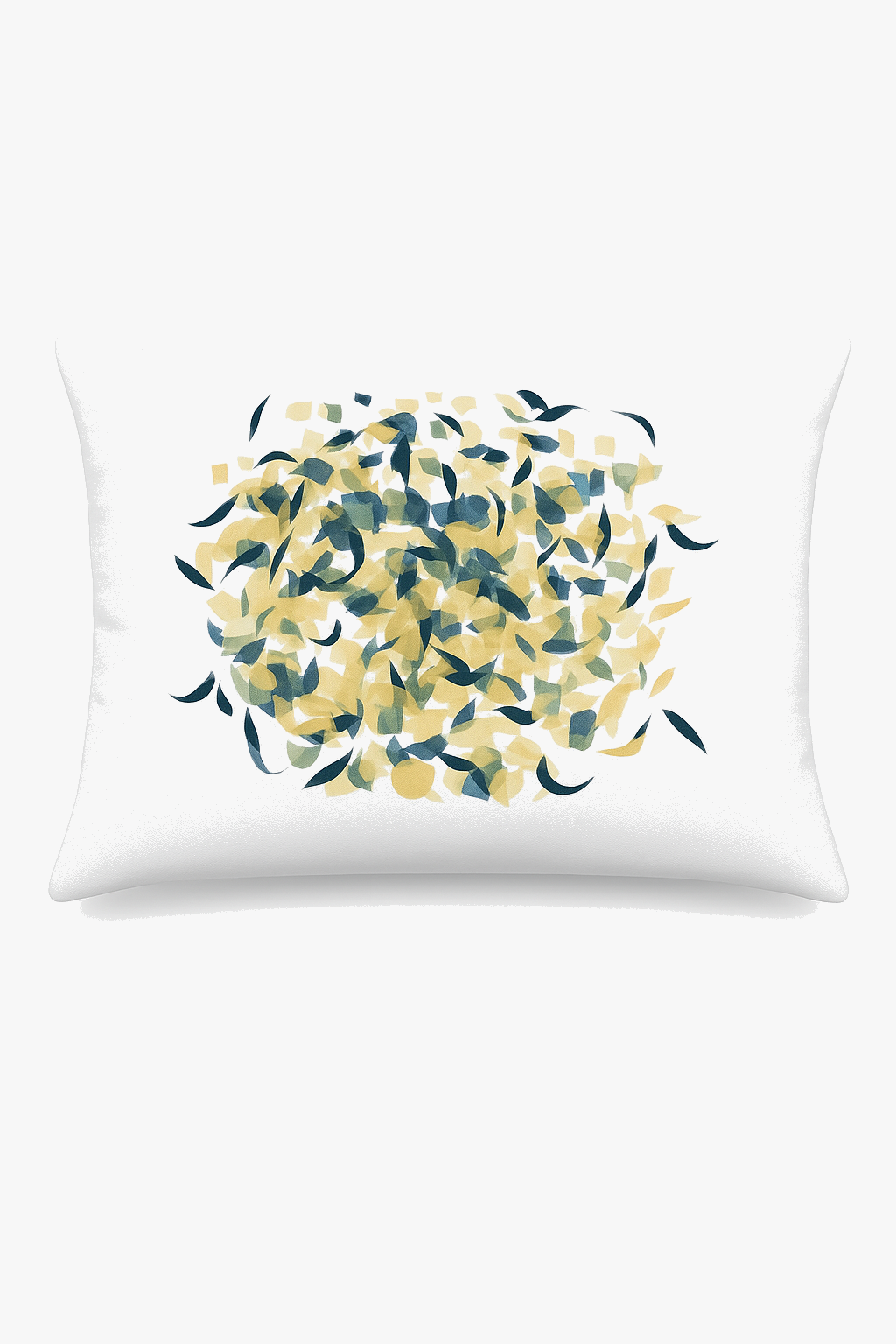 Rectangular Feather-Print Cushion Cover, 30 X 50 cm, Style Ten
