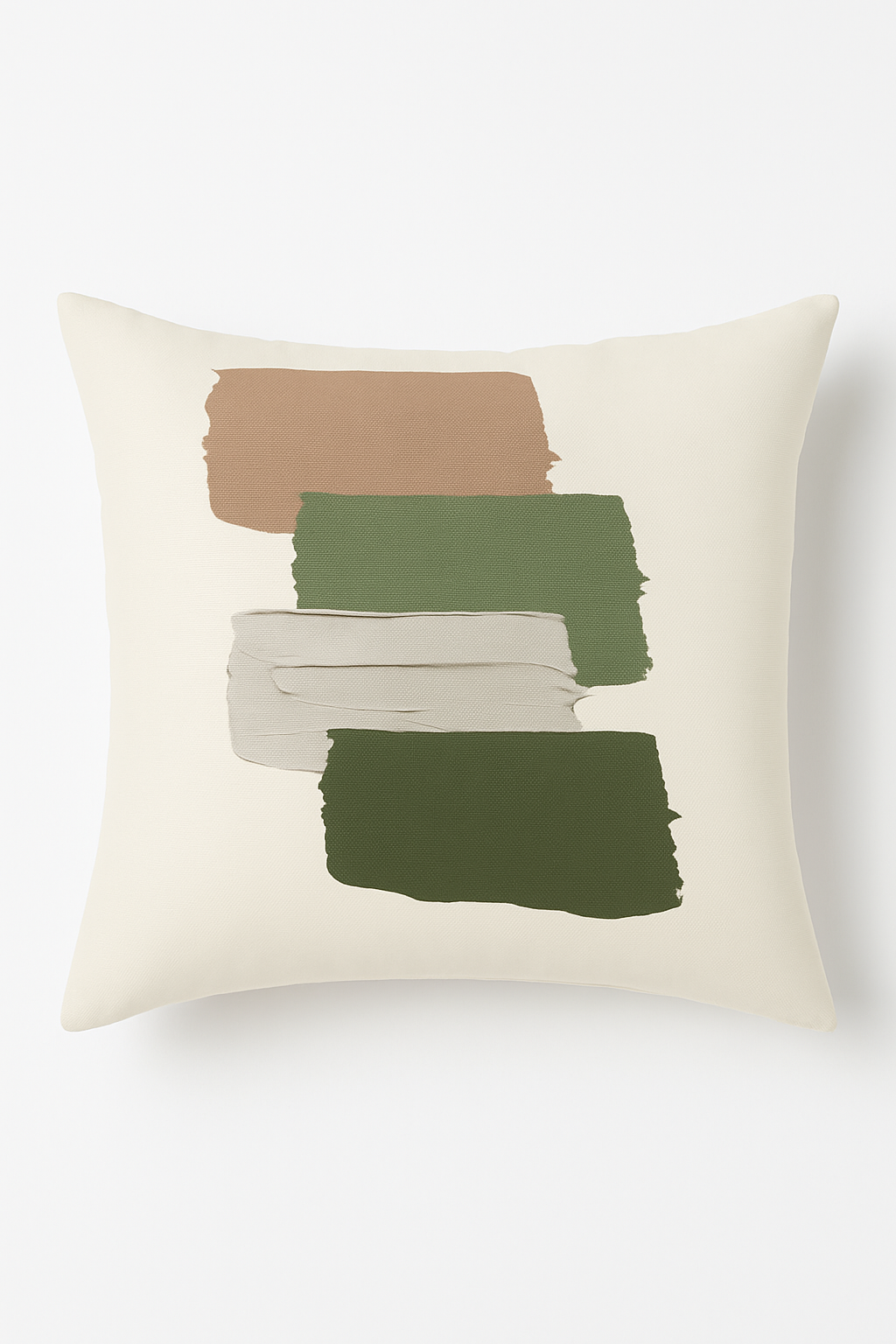 Decorative cushion green plant pattern for sofa and armchair