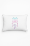 Feather-Motif Rectangular Cushion Cover, 30x50 cm, Style Two