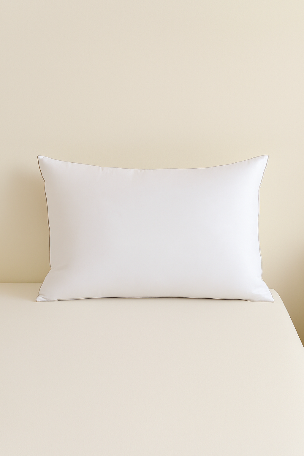 Hypoallergenic goose down cushion for optimal comfort