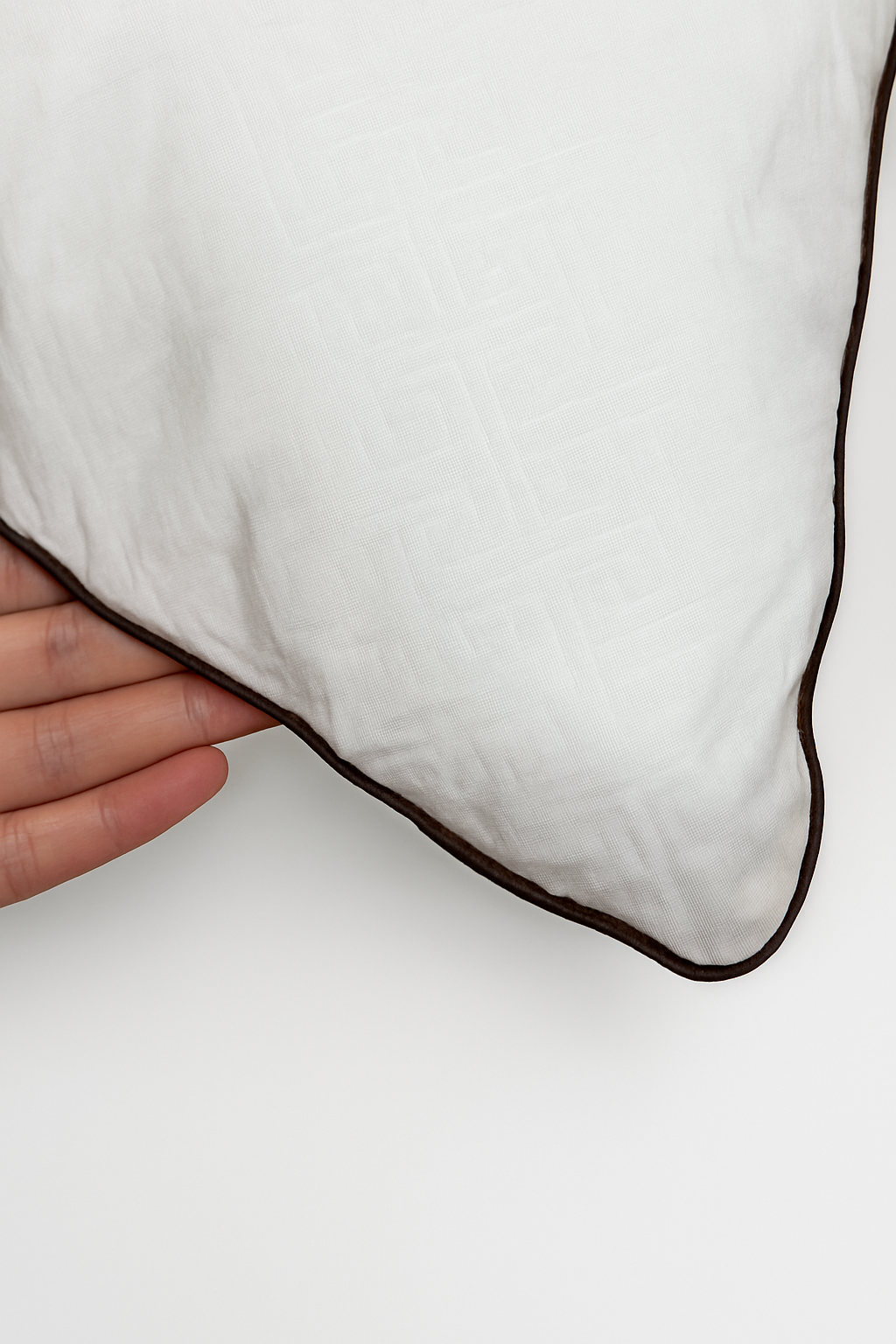 Cushion in brushed fabric embossed 45x45 and 35x55 cm topping PP cotton - view 4