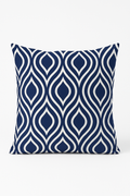 Geometric cushion navy blue decorative throw pillow cover for sofa