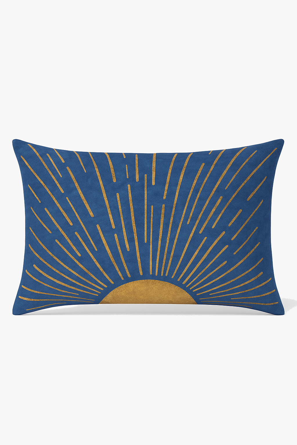 Double-Sided Lumbar Cushion, Abstract Face Print, Style One