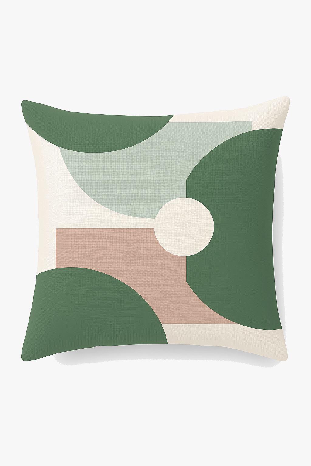 Green Plant Pattern Throw Pillow Cover, Decorative and Comfortable