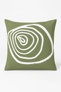 Green plant pattern cushion for elegant and comfortable interior decoration