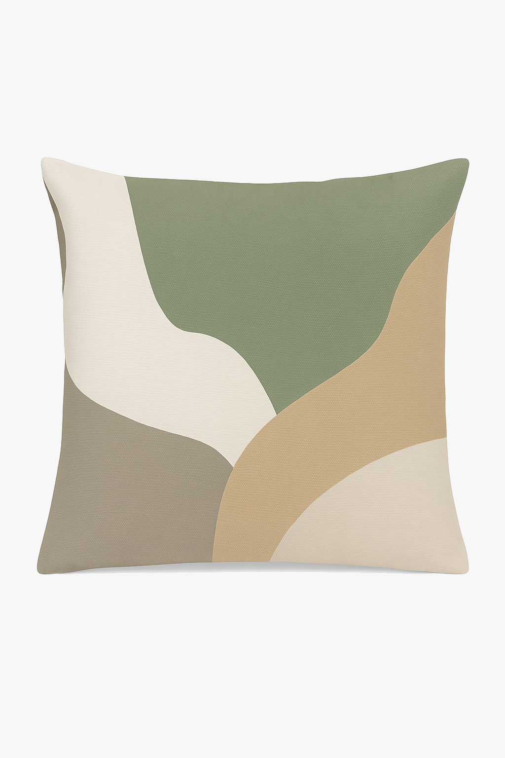 Green vegetal cushion for comfortable interior decoration
