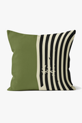 Green vegetal cushion for a comfortable interior